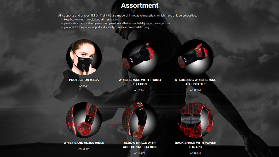 Dr. Frei Pro Sports Bandages